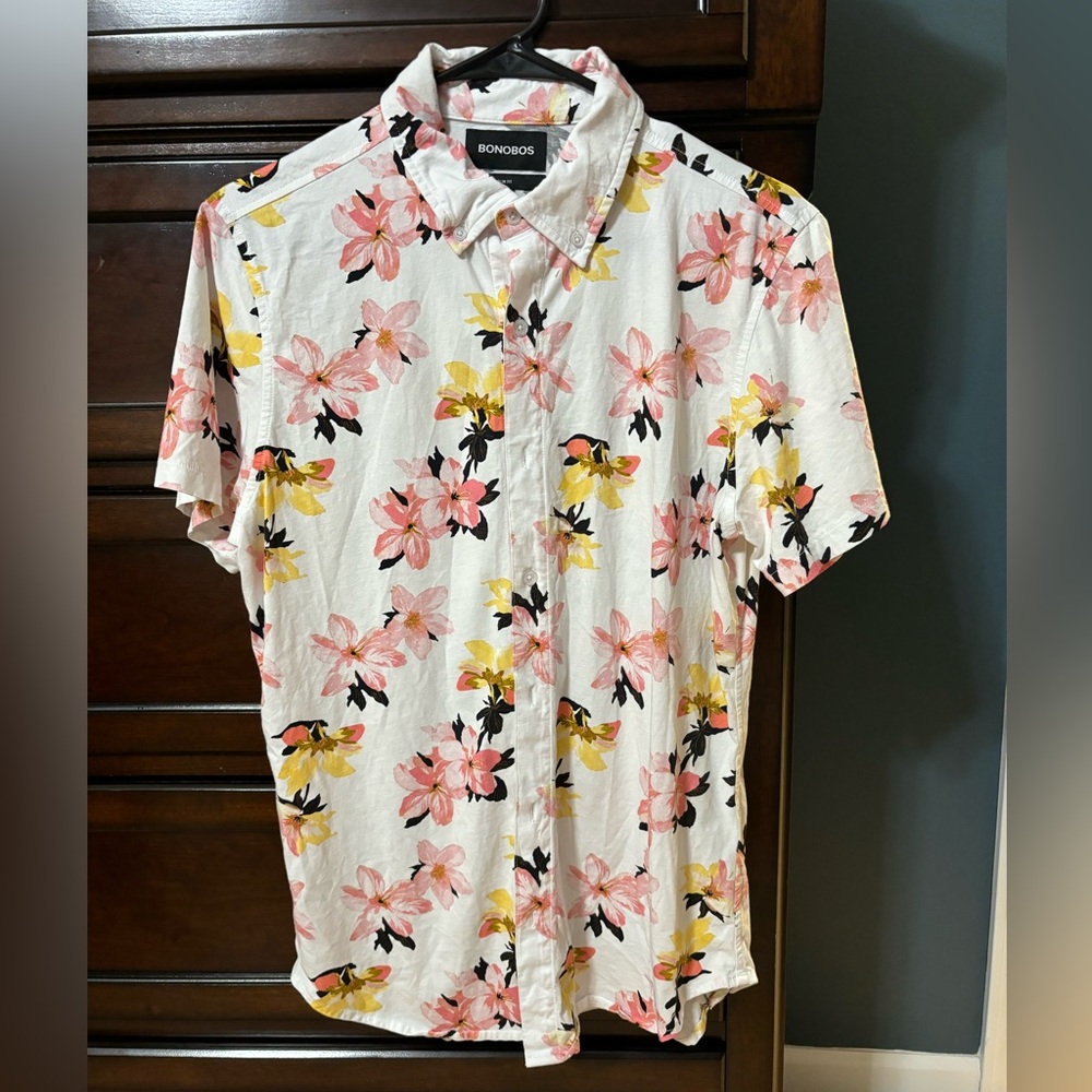 Bonobos Medium Floral Shirt